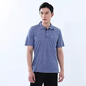 【遊遍天下】MIT台灣製男款抗UV防曬吸濕排汗機能POLO衫(GS1025) 5XL 寶藍