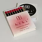 日本【HIBI香氛火柴】台灣限定版-玫瑰(8根/盒，含專用燃燒墊)