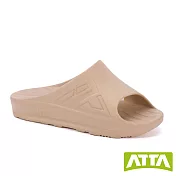 ATTA 40厚均壓散步拖鞋 US5 奶茶