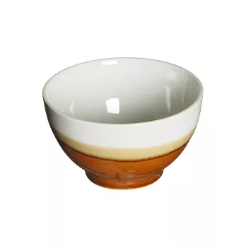 【co-bo-no】Bicolor雙色濃釉陶瓷餐碗12cm ‧ 焦糖棕