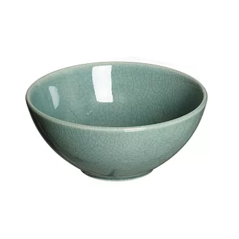 【co-bo-no】Craze素色網釉陶瓷餐碗15cm ‧ 橄欖色