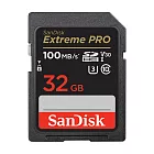 【代理商公司貨】SanDisk 32GB 100MB/s Extreme Pro U3 SDHC UHS-I V30 記憶卡