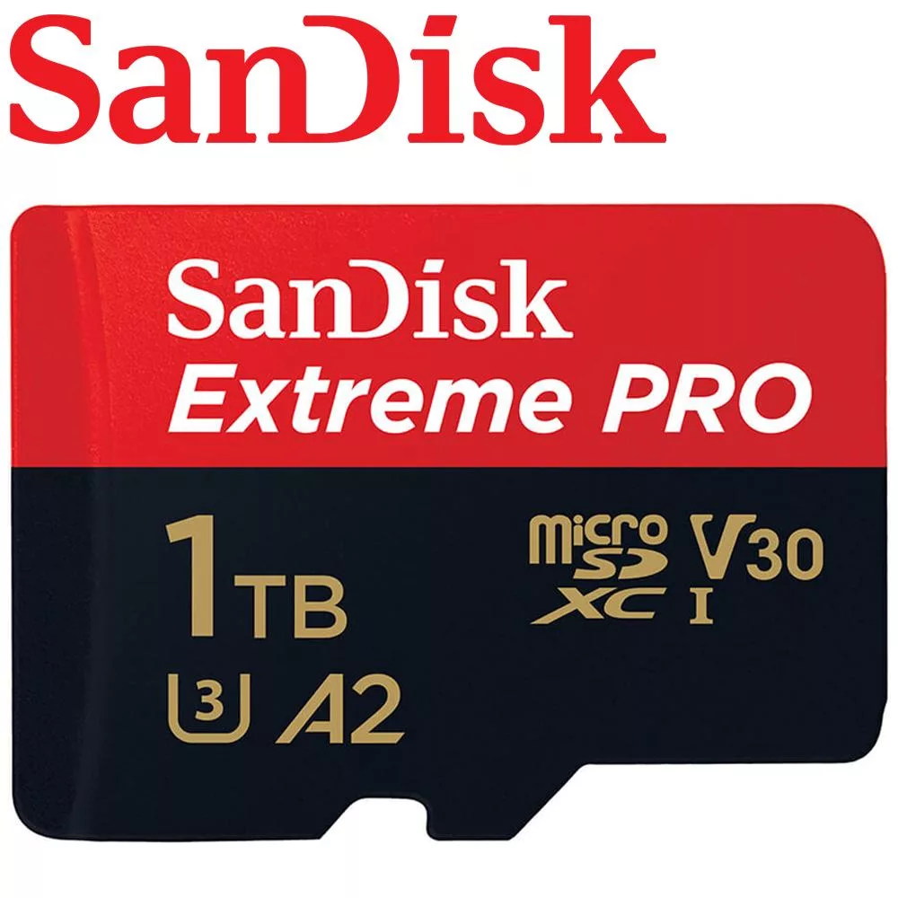 【代理商公司貨】SanDisk 1TB 200MB/s Extreme Pro U3 microSDXC UHS-I V30 A2 記憶卡
