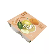 西班牙SLUP蘋果水蜜桃果泥400g(100gX4入)