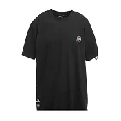 PlayStation噴繪藝術T恤-黑 L