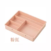 【E.dot】文具小物桌面抽屜收納盒 粉紅