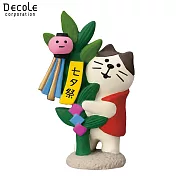 【DECOLE】 concombre 七夕  笹飾貓貓