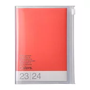 【Mark’s】2024 直式週記事收納手帳A6 ‧ 素彩紅