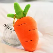 【素包包】超甜水果毛絨玩偶吊飾鑰匙扣背包掛件 _胡蘿蔔(18cm)