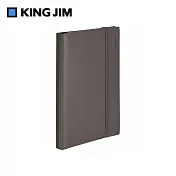【KING JIM】精選色 Compack A4 可對摺資料夾 10頁  黑色