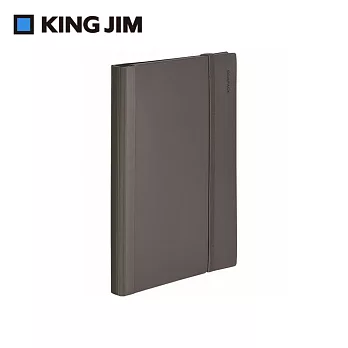 【KING JIM】精選色 Compack A4 可對摺資料夾 10頁  黑色