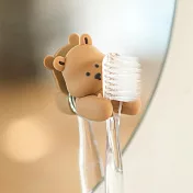 【韓國Dailylike】My Buddy造型吸盤牙刷架 ‧ 熊熊