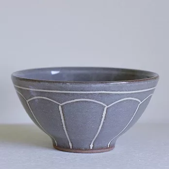 【日本K-ai】Hinata日月陶瓷飯碗11cm ‧ 灰