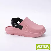 ATTA 激厚減震 動感極彈包頭室外拖鞋 US7 粉色