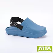 ATTA 激厚減震 動感極彈包頭室外拖鞋 US8 藍色