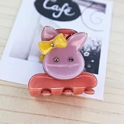 【PinkyPinky Boutique】可愛小兔兔 瀏海小水鑽抓夾 (粉紅色)