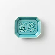 【Minoru陶器】Lintu飛鳥陶瓷小餐盤10.5cm ‧ 水樣藍