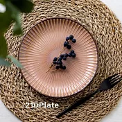 【Minoru陶器】Sendan窯變陶瓷淺盤16cm ‧ 玫瑰粉