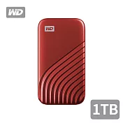 WD My Passport SSD 1TB USB 3.2 外接SSD 紅