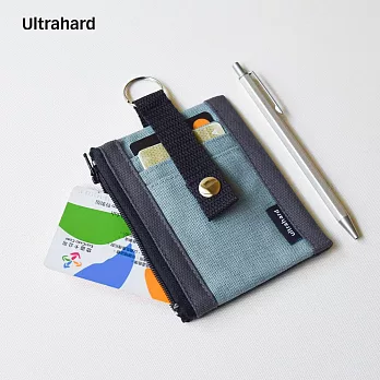 Ultrahard 簡約隨身ID卡夾零錢包/證件套 - 水藍