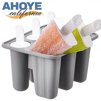【Ahoye】矽膠冰棒製冰盒 (6格) 雪糕模具 冰棒模具