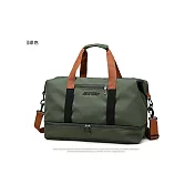 【BeOK】旅行大容量收納包 肩背手提旅遊背包 行李箱包 綠色