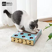三合一貓咪遊戲盒 瓦楞紙貓抓板 逗貓 打地鼠貓玩具