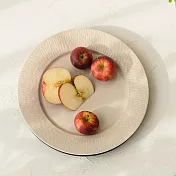 【韓國Ssueim】Whibinka陶瓷餐盤21cm ‧ 淺杏粉