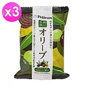 日本Pelican小豆島橄欖洗面皂(80gx1顆) x3組