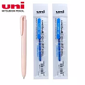 (1筆2芯)UNI UMN155NC 夢幻色自動鋼珠筆0.38  粉粉紅