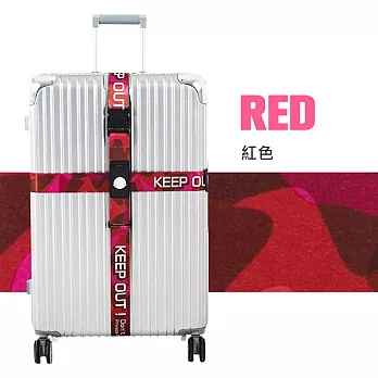 JB十字行李束帶 紅色