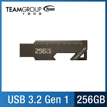 TEAM 十銓 T183 256GB 工具碟 USB 3.2 Gen1 金屬鍛造、磁吸隨身碟 (防水+終身保固) BLACK