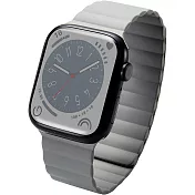 ELECOM Apple Watch 49/45/44/42mm磁吸矽膠錶帶- 灰