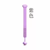 【E.dot】小蘑菇矽膠馬桶提蓋器-可調節加長款 紫色