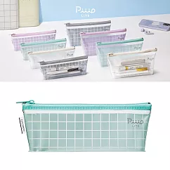 KOKUYO PiiiP Light 透明筆袋 (薄型)─冰藍