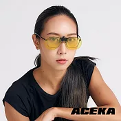 【ACEKA】俐落方形光輝黃磁吸式夾片 (METRO 夾式系列) 光輝黃