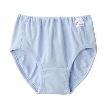【MUJI 無印良品】女童有機棉針織內褲 110 淺藍