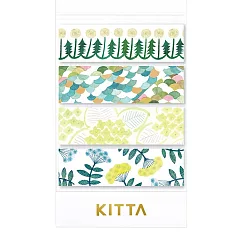 【HITOTOKI】KITTA 隨身攜帶和紙膠帶 花8 (近藤百?設計款) (KIT069)