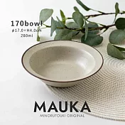 【Minoru陶器】Mauka復古陶瓷餐碗280ml ‧ 古董杏