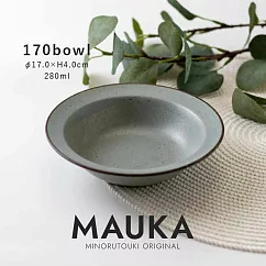 【Minoru陶器】Mauka復古陶瓷餐碗280ml ‧ 灰丁藍