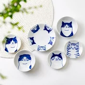 【Minoru陶器】SHICHITA貓咪陶瓷小碟8cm ‧ 賓士貓