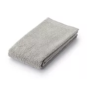 【MUJI 無印良品】棉圈絨面用巾/薄型淺灰