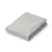 【MUJI 無印良品】棉圈絨手巾/薄型/可吊掛淺灰