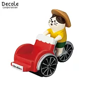 【DECOLE】concombre 歡迎來到CONCOM島 人力車貓貓
