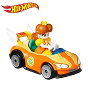 【正版授權】瑪利歐賽車 風火輪小汽車 超級瑪利/瑪利歐兄弟 玩具車 - 黛西公主