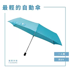 【富雨洋傘】極輕羽量級自動傘_晴雨兩用(IF28) 湖水藍