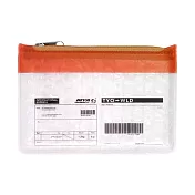 【Wrap Pack】氣泡袋造型卡片收納袋 ‧ 橘色