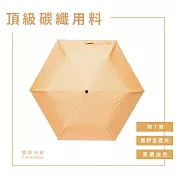 【富雨洋傘】降溫省力碳纖超輕自動折傘_晴雨兩用(IF35) 鵝黃