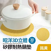 【Quasi】昭洋矽膠耐熱鍋墊30cm 銘黃