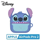 【日本正版授權】史迪奇 AirPods Pro 2 保護殼套 保護套/防摔軟殼/第1/2代通用 星際寶貝/Stitch